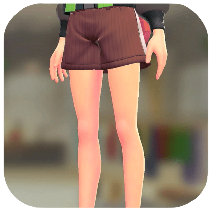 Pokemon ZA - Casual Shorts Set Maroon | Navy
