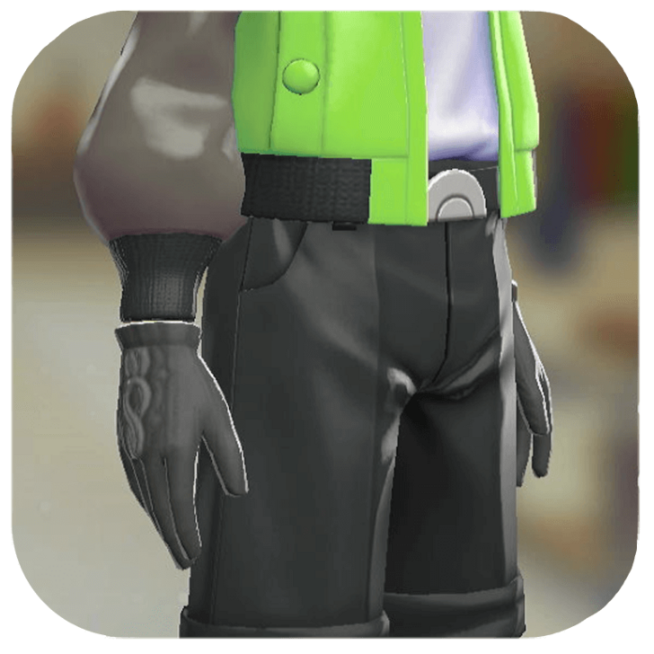 Pokemon ZA - Budew Knit Gloves Black