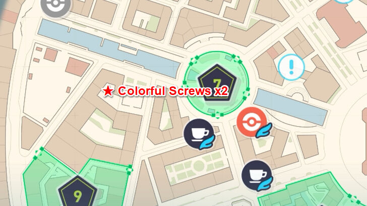 Colorful Screw 34 Map Location