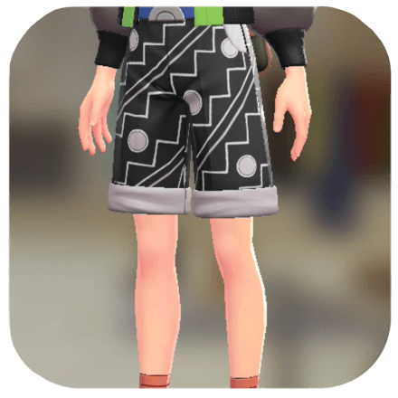 Pokemon ZA - Chino Shorts Set Psychic Black | Dark Blue