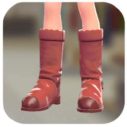 Pokemon Legends Z-A Male Patent Leather Toe-Cap Boots Icon