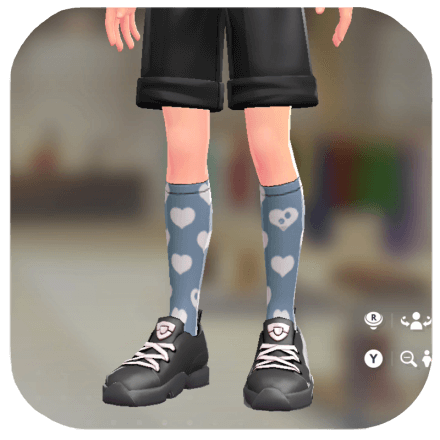 Pokemon Legends Z-A Male Rendezvous Knee-High Socks Icon