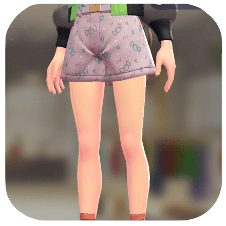 Pokemon ZA - Casual Shorts Set Candy Pink | Pale Purple