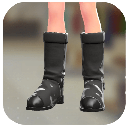 Pokemon Legends Z-A Male Patent Leather Toe-Cap Boots Icon