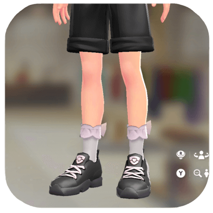 Pokemon Legends Z-A Male Bow-and-Bone Socks Icon