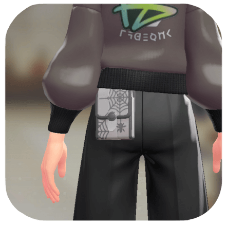 Pokemon Legends Z-A Male Spiderweb Square Satchel Icon