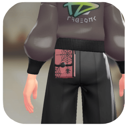 Pokemon Legends Z-A Male Spiderweb Square Satchel Icon