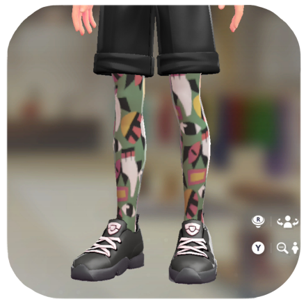 Pokemon Legends Z-A Male Mystic Thigh-High Socks Icon