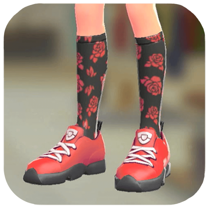 Pokemon Legends Z-A Male Rose Knee-High Socks Icon