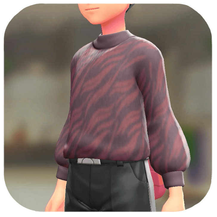 Pokemon Z-A - Fuzzy Sweater Purple / Pink M