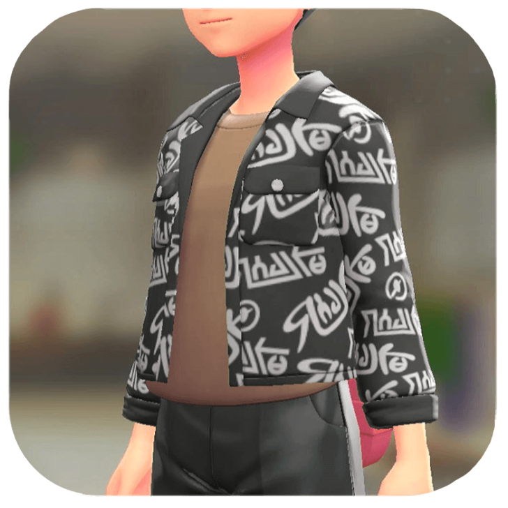 Pokemon Legends Z-A Male Shacket and T-Shirt Set Icon