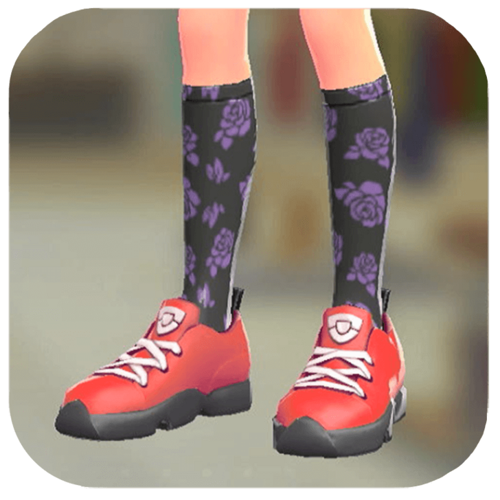 Pokemon Legends Z-A Male Rose Knee-High Socks Icon
