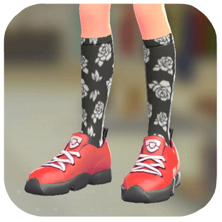 Pokemon Legends Z-A Male Rose Knee-High Socks Icon