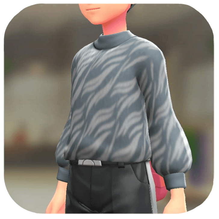 Pokemon Legends Z-A Male Fuzzy Sweater Icon
