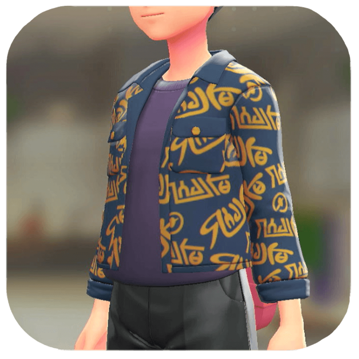 Pokemon Legends Z-A Male Shacket and T-Shirt Set Icon