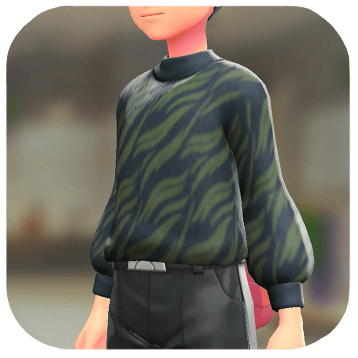 Pokemon Legends Z-A Male Fuzzy Sweater Icon