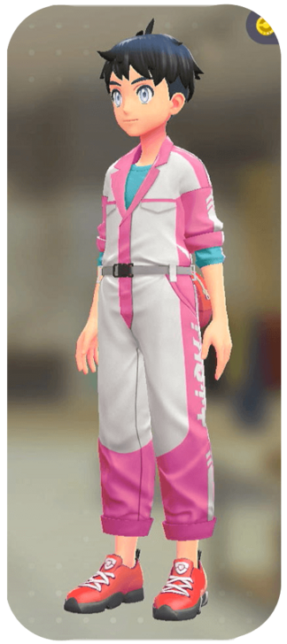 Pokemon Z-A - Jumpsuit and Shirt Set Pink / White | Sky Blue M