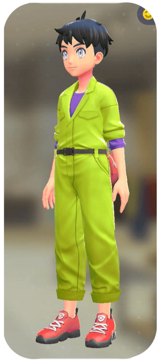 Pokemon Legends Z-A Male Jumpsuit and Shirt Set Icon