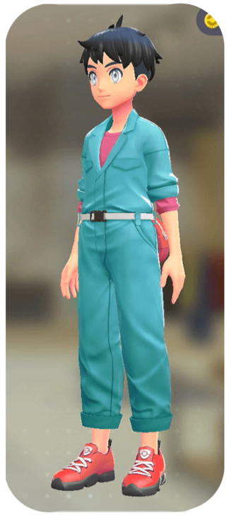 Pokemon Legends Z-A Male Jumpsuit and Shirt Set Icon