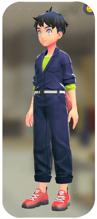 Pokemon Legends Z-A Male Jumpsuit and Shirt Set Icon