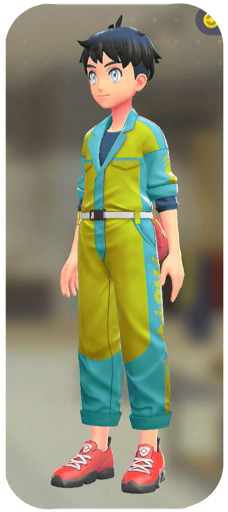 Pokemon Legends Z-A Male Jumpsuit and Shirt Set Icon