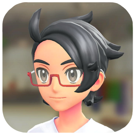 Pokemon Z-A - Rectangle Glasses Red Frames M