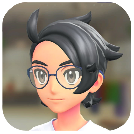 Pokemon Legends Z-A Male Oval Glasses Icon