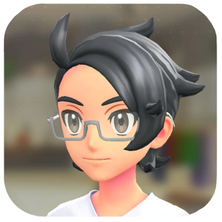 Pokemon Legends Z-A Male Rectangle Glasses Icon