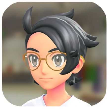 Pokemon Legends Z-A Male Oval Glasses Icon