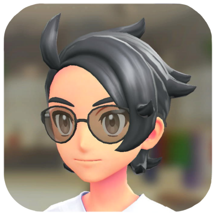 Pokemon Z-A - Oval Glasses Brown Lenses M