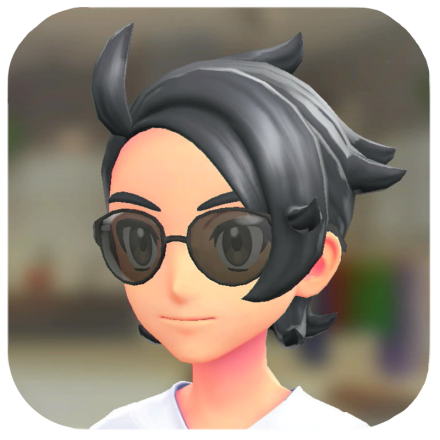 Pokemon Legends Z-A Male Oval Glasses Icon