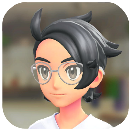 Pokemon Legends Z-A Male Oval Glasses Icon