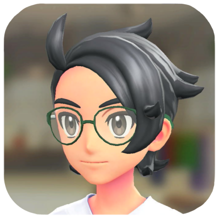 Pokemon Z-A - Oval Glasses Green Frames M