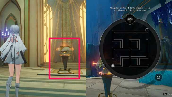 Duet Night Abyss Hedge device and puzzle