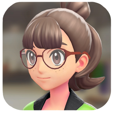 Pokemon Z-A - Oval Glasses Red Frames F