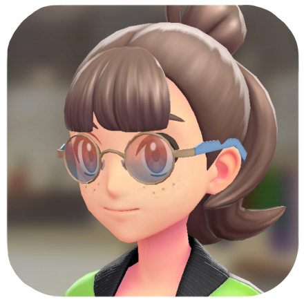 Pokemon Z-A - Round Glasses Sunset Lenses F