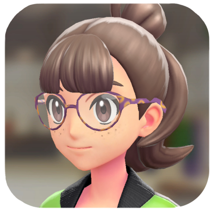 Pokemon Z-A - Oval Glasses Liepard Frames F