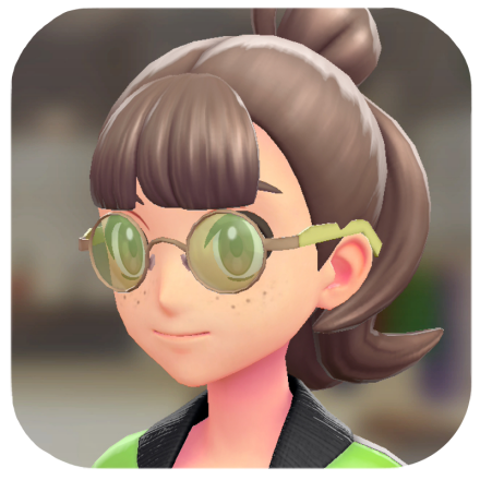 Pokemon Z-A - Round Glasses Lemon Lenses F