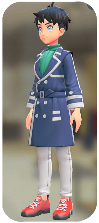 Pokemon Legends Z-A Male Trench Coat and Pants Set Icon
