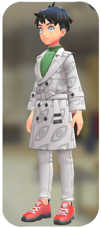 Pokemon Legends Z-A Male Trench Coat and Pants Set Icon