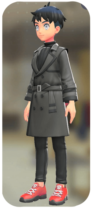 Pokemon Legends Z-A Male Trench Coat and Pants Set Icon