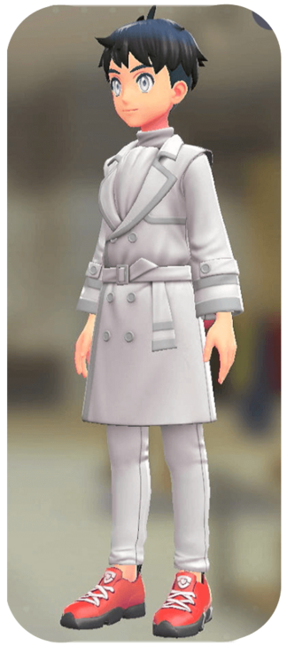 Pokemon Legends Z-A Male Trench Coat and Pants Set Icon