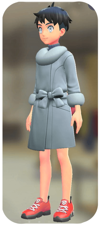 Pokemon Legends Z-A Male Fur Coat and Turtleneck Set Icon