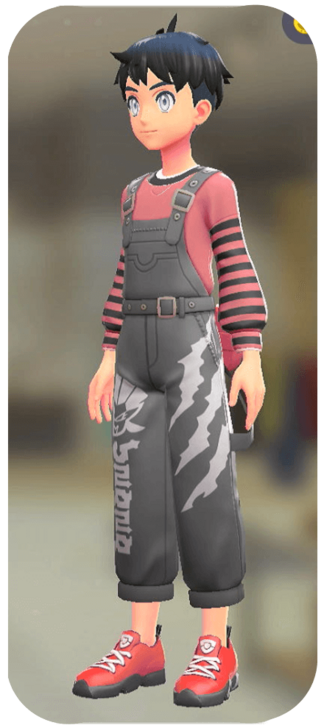 Pokemon Legends Z-A Male Big-Logo Overalls Set Icon