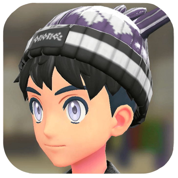 Pokemon Legends Z-A Male Ear Knit Beanie Icon