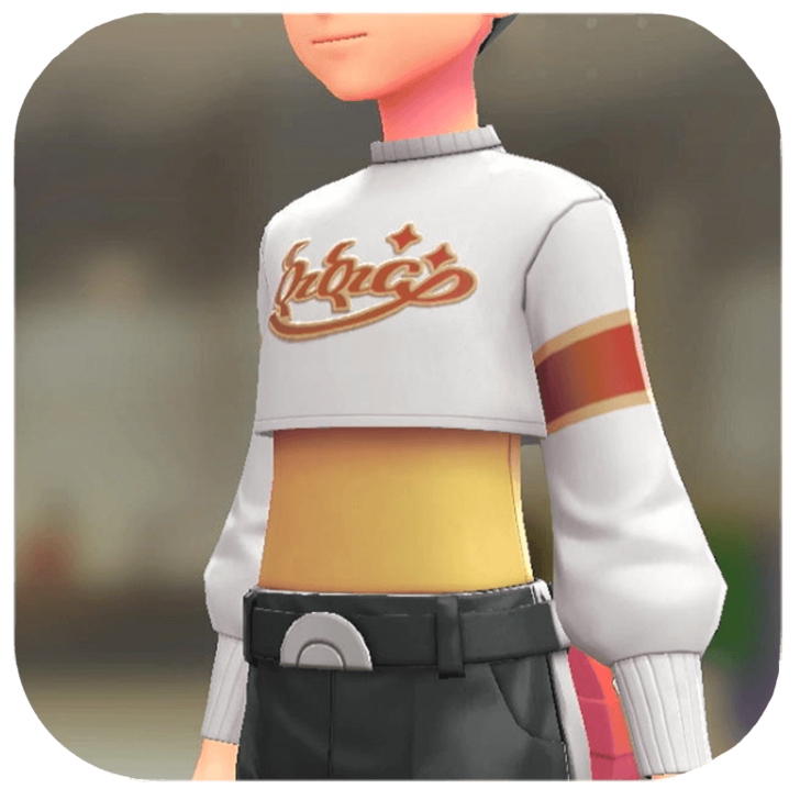 Pokemon Legends Z-A Male Crop Top Set Icon