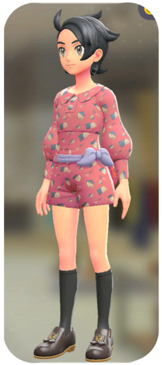 Pokemon Z-A - Belted Romper Set Sweet Pink | Pale Purple M