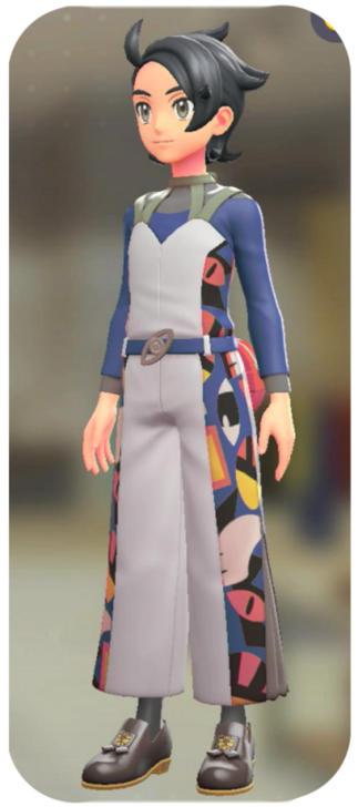 Pokemon Legends Z-A Male Overalls and Shirt Set Icon