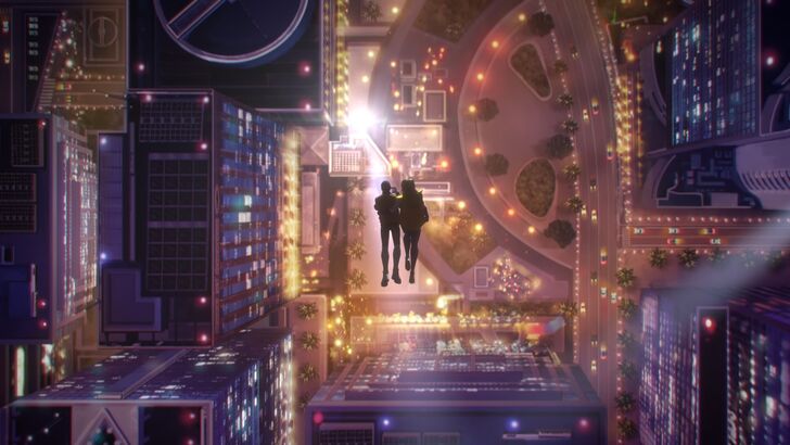 Dispatch Blonde Blazer and Robert Robertson Flying Across the Sky