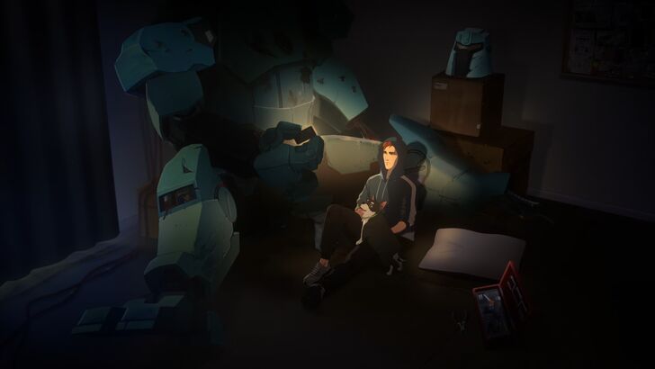 Dispatch Robert Hanging Out in His Apartment